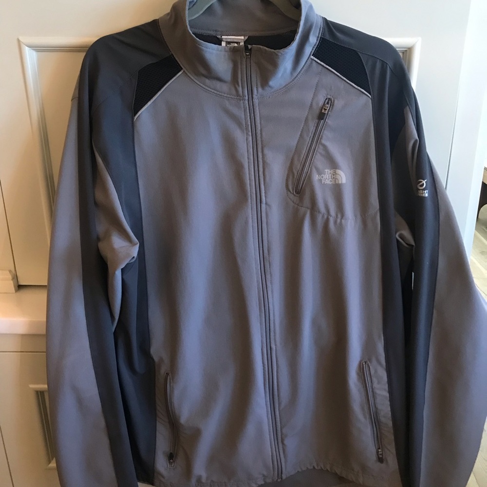North Face Grey Windbreaker Jacket